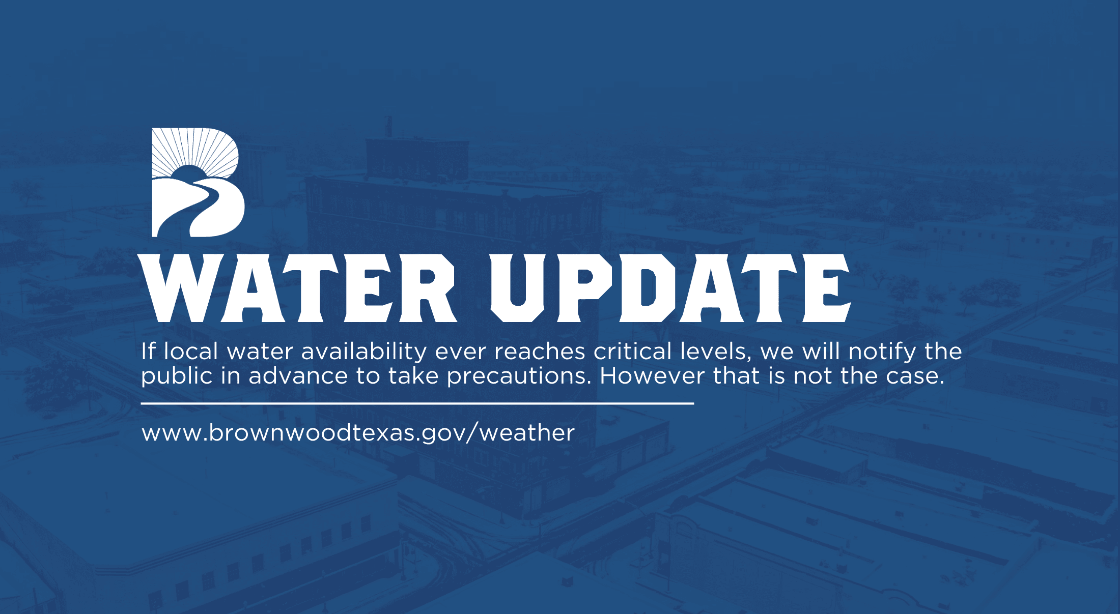 Water Update