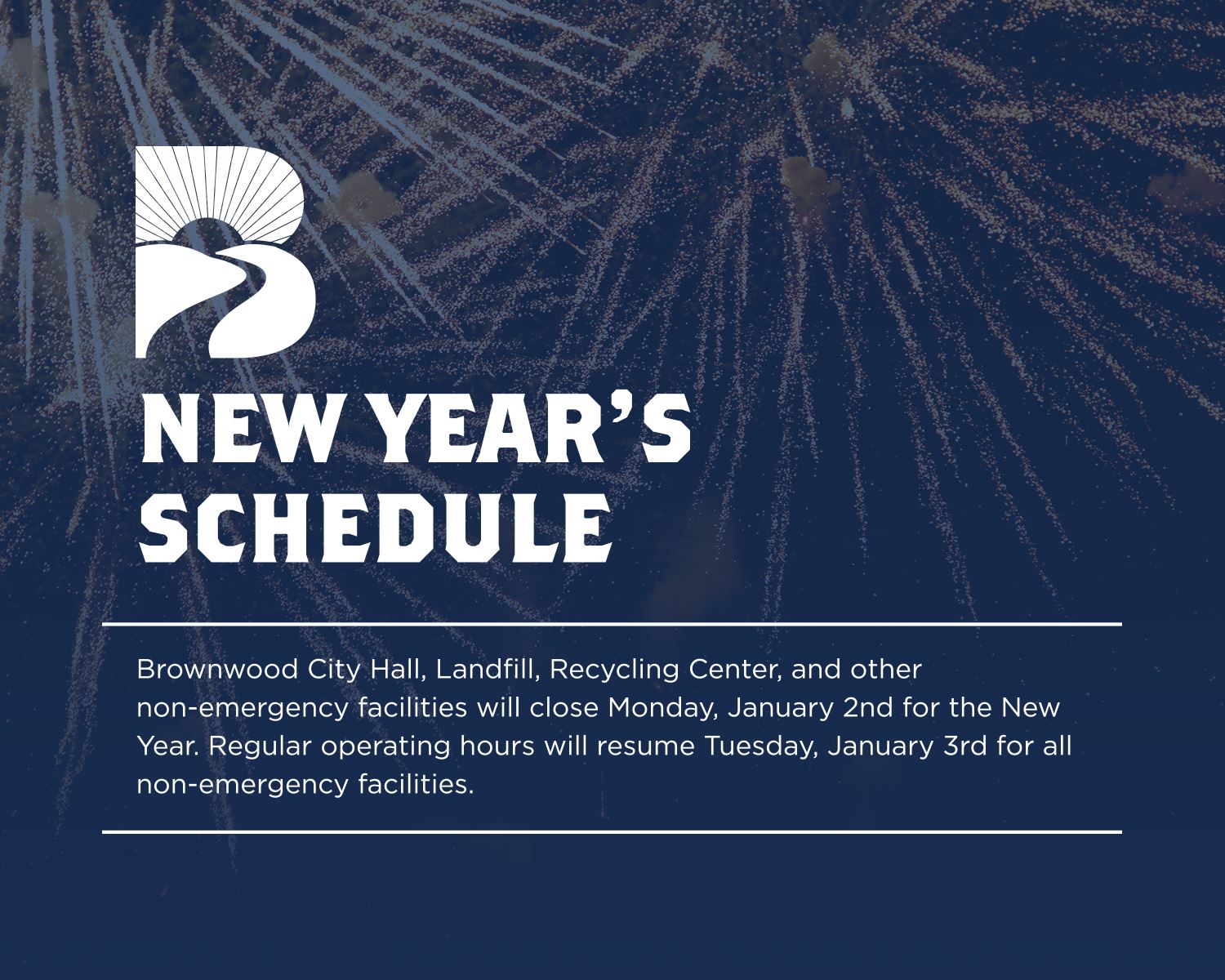 City Closure for New Year's Image