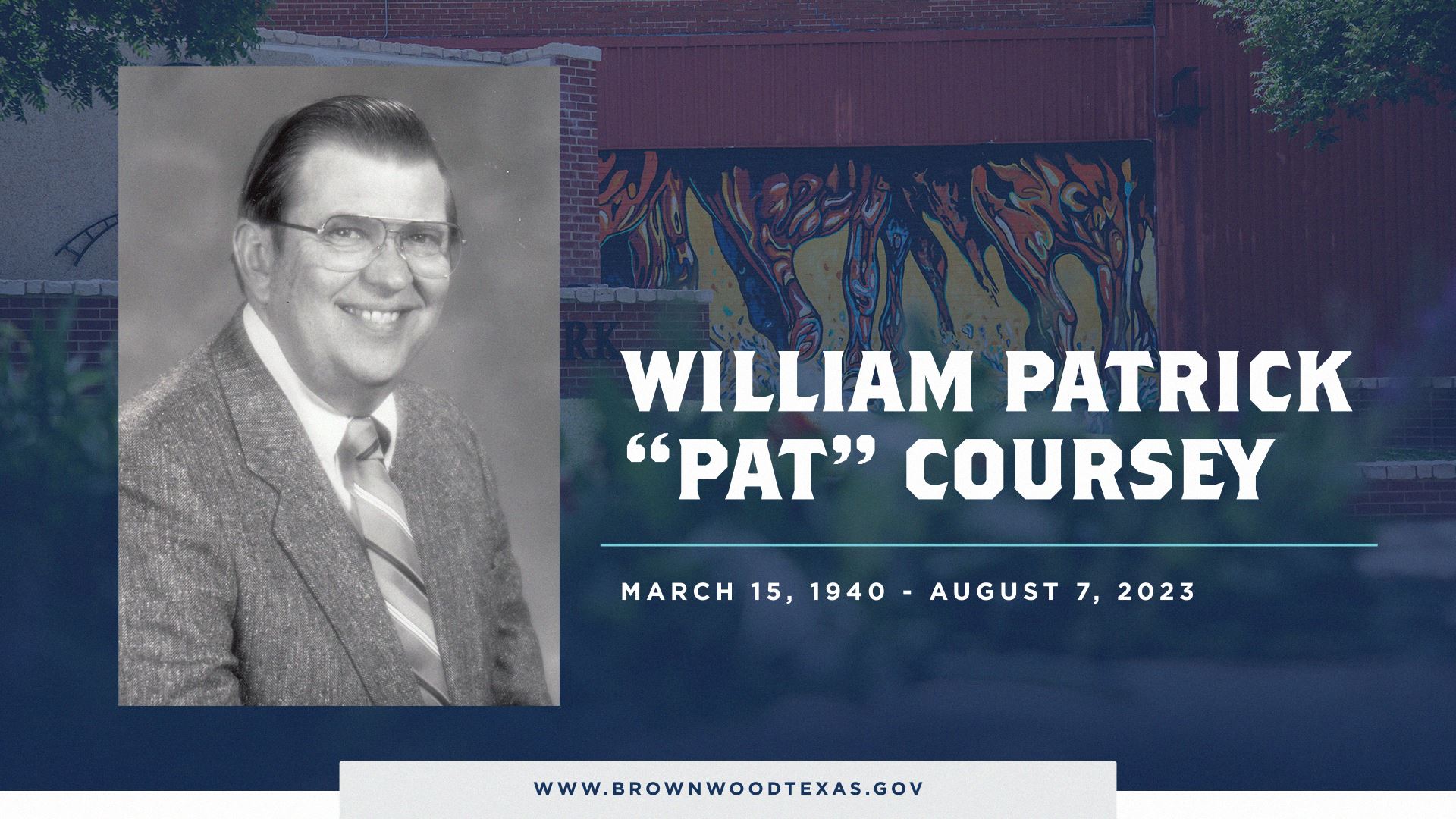 William Patrick “Pat” Coursey was born March 15, 1940, in Abilene to Clark C. Coursey and Melba Fish
