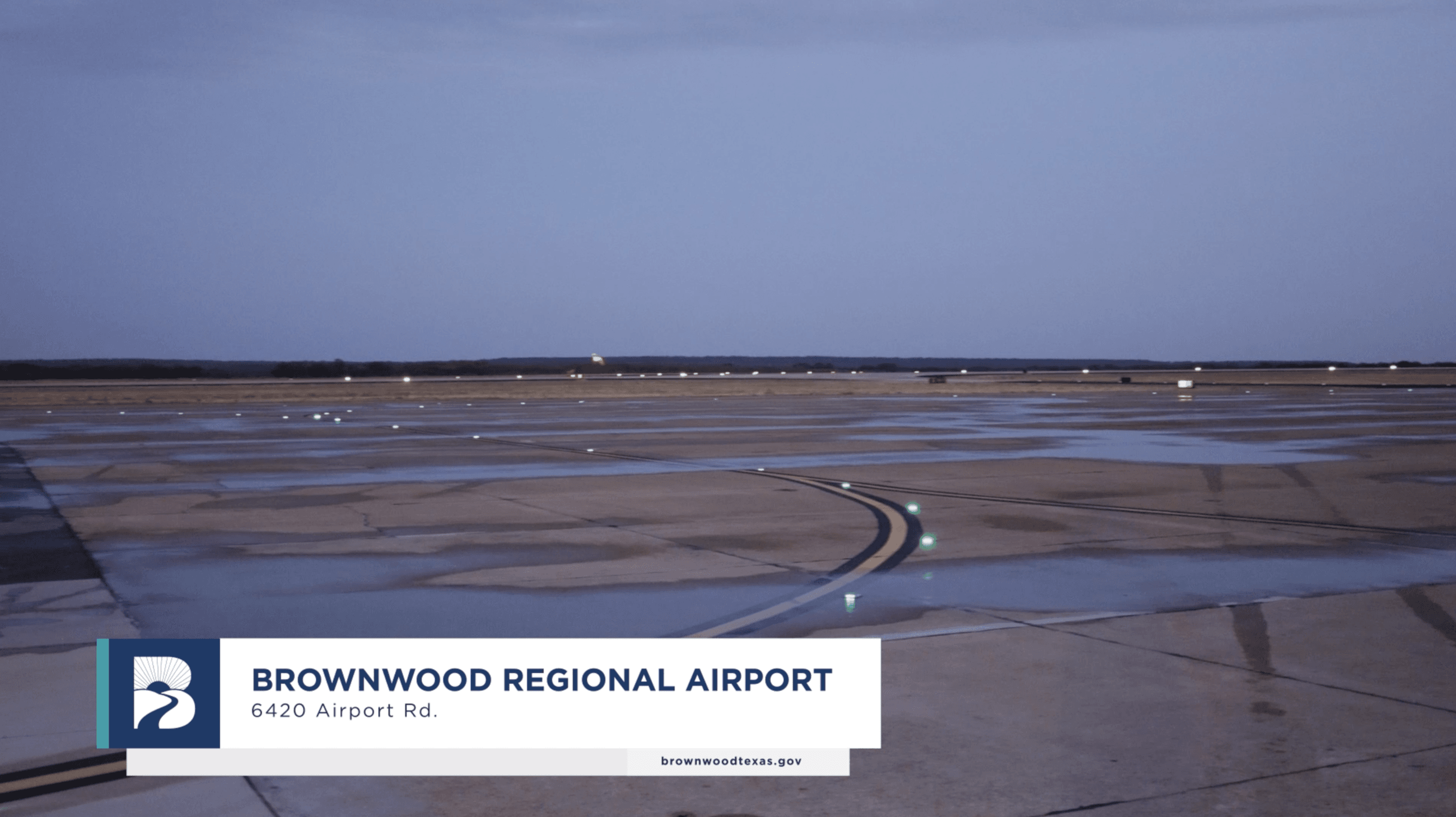 Airport installs new green taxiway lights.