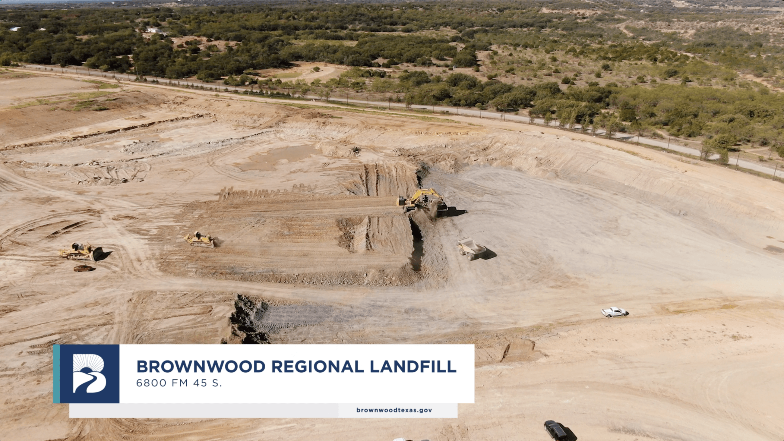 Excavation of New Cell at landfill