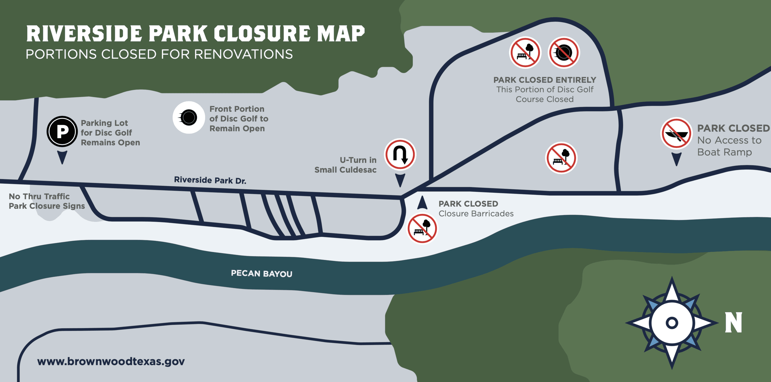 Riverside Park Access Map 