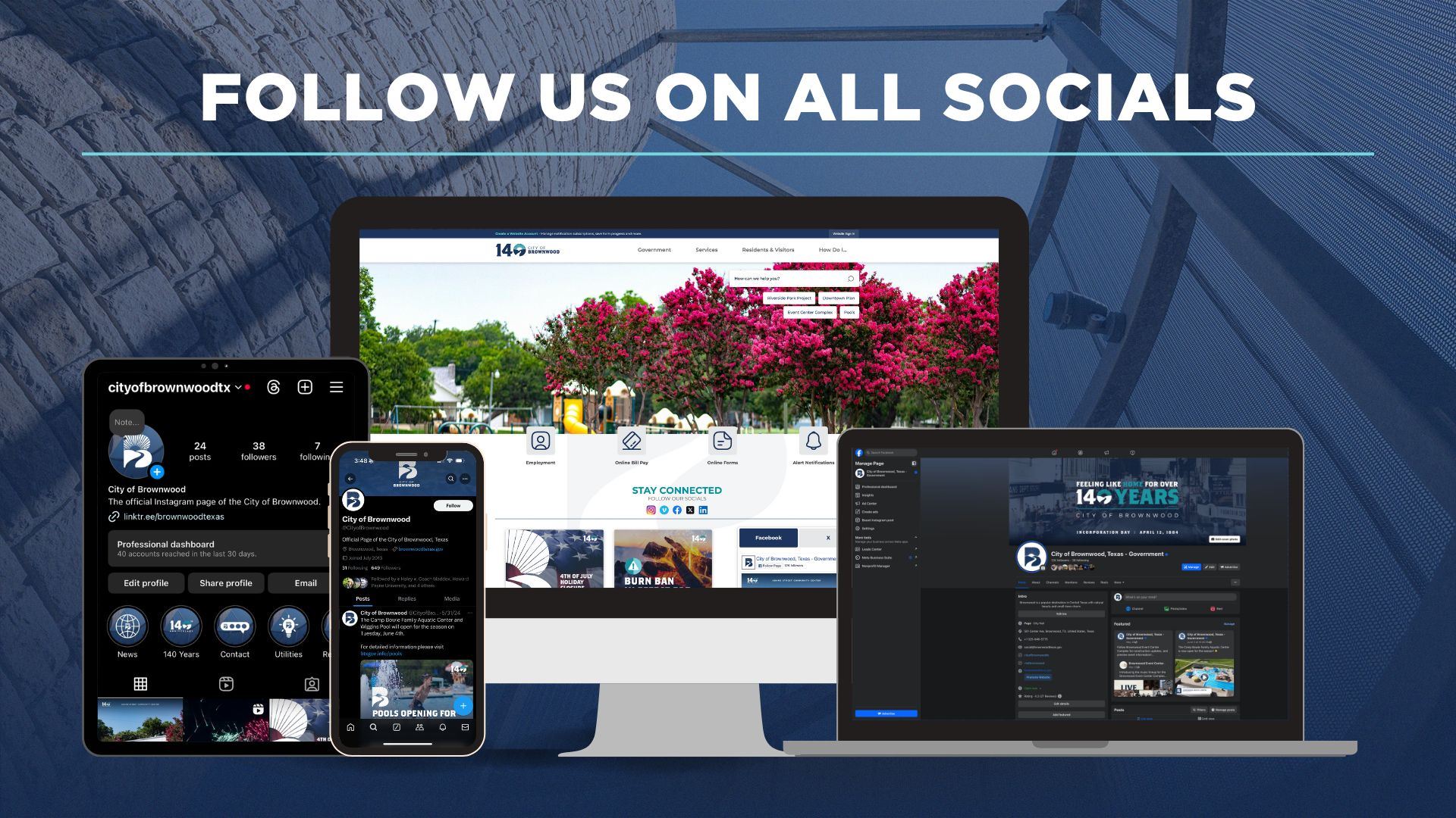 FOLLOW US ON ALL SOCIALS