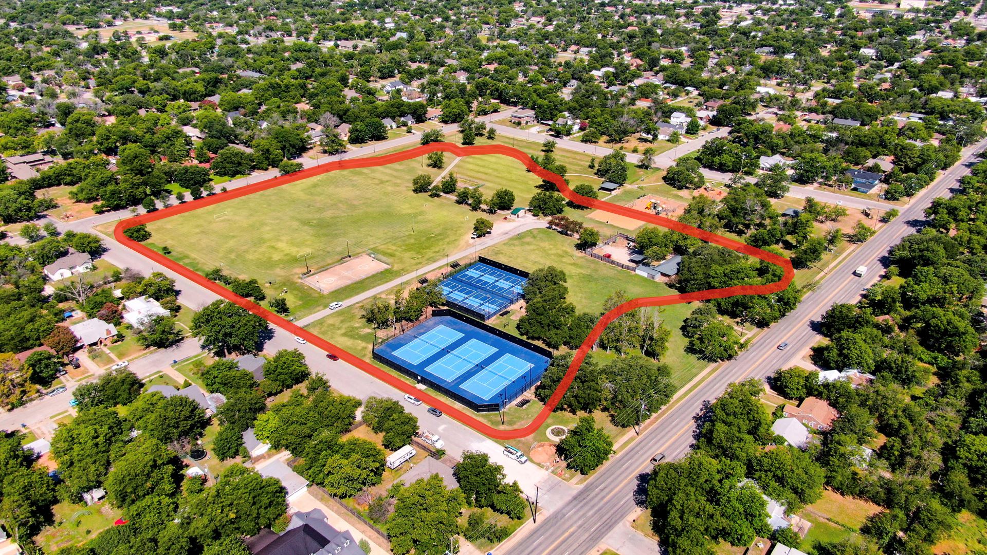 coggin park trail map highlighted graphic