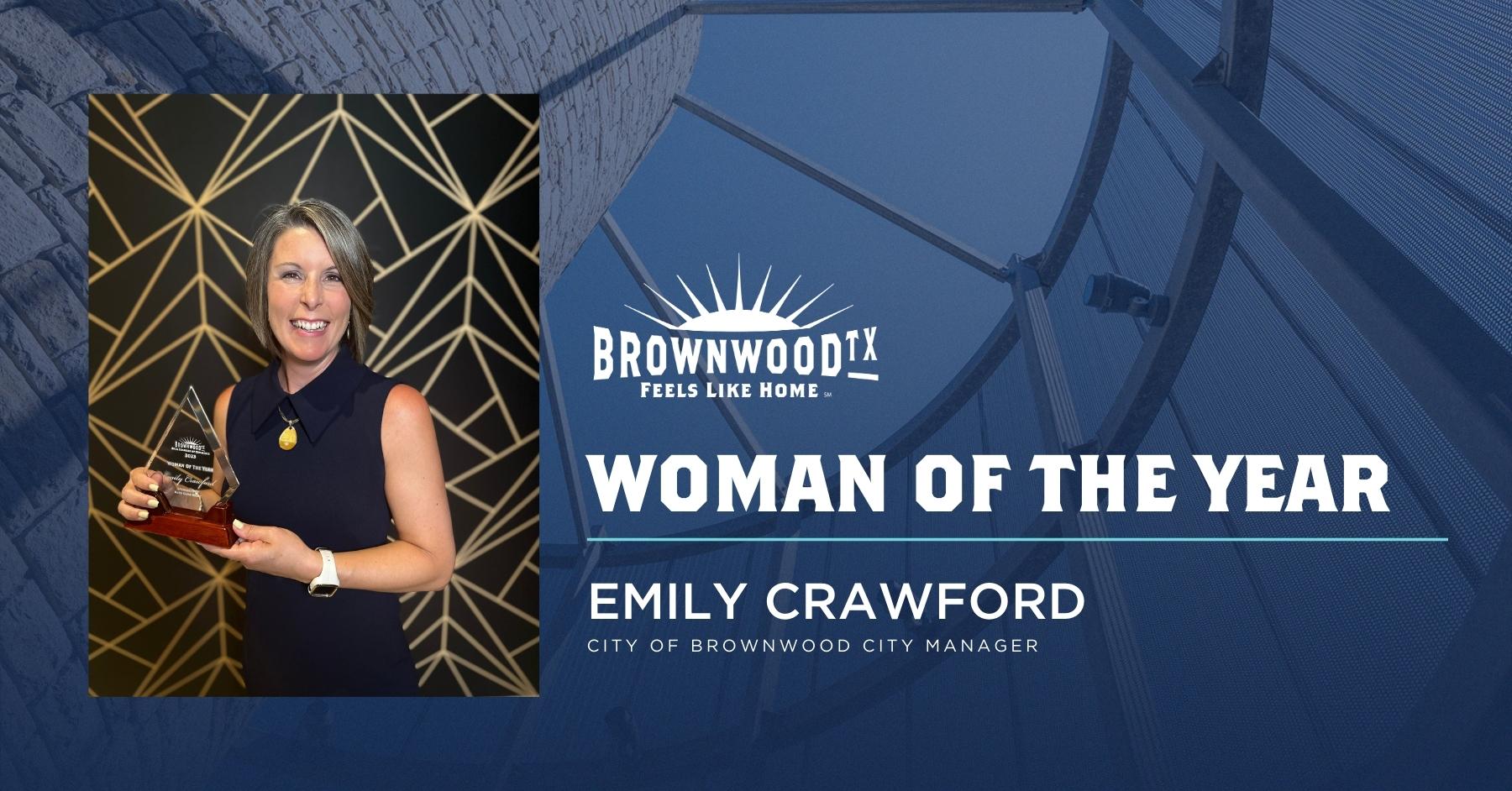 City Manager Emily Crawford Woman of The Year