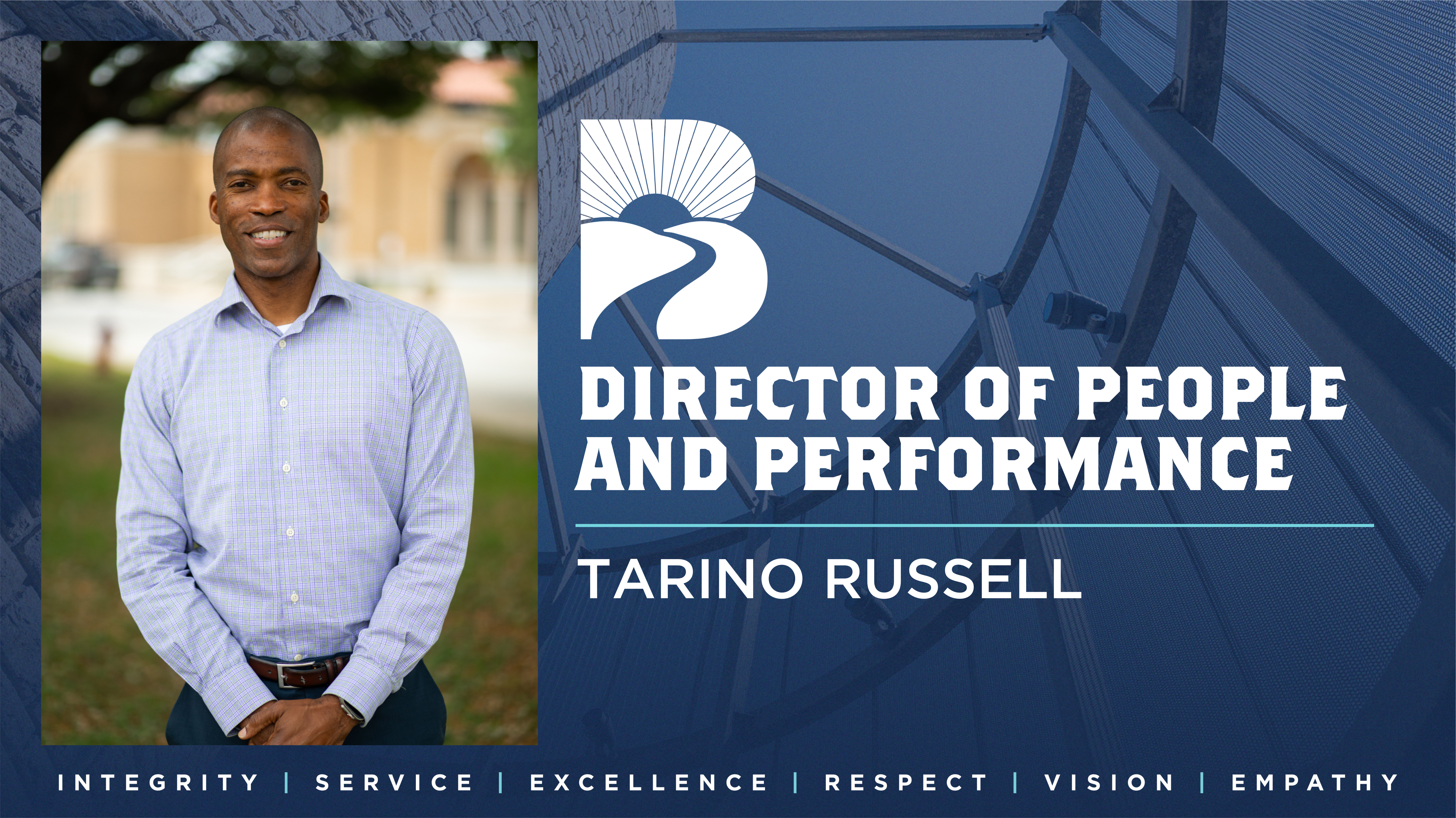 Tarino Russell - Director of People and Performance